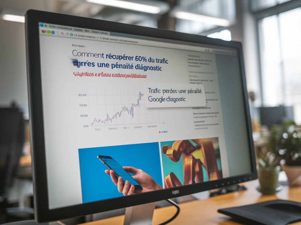 Comment récupérer 60 % du trafic perdu après une pénalité google : diagnostic et actions prioritaires