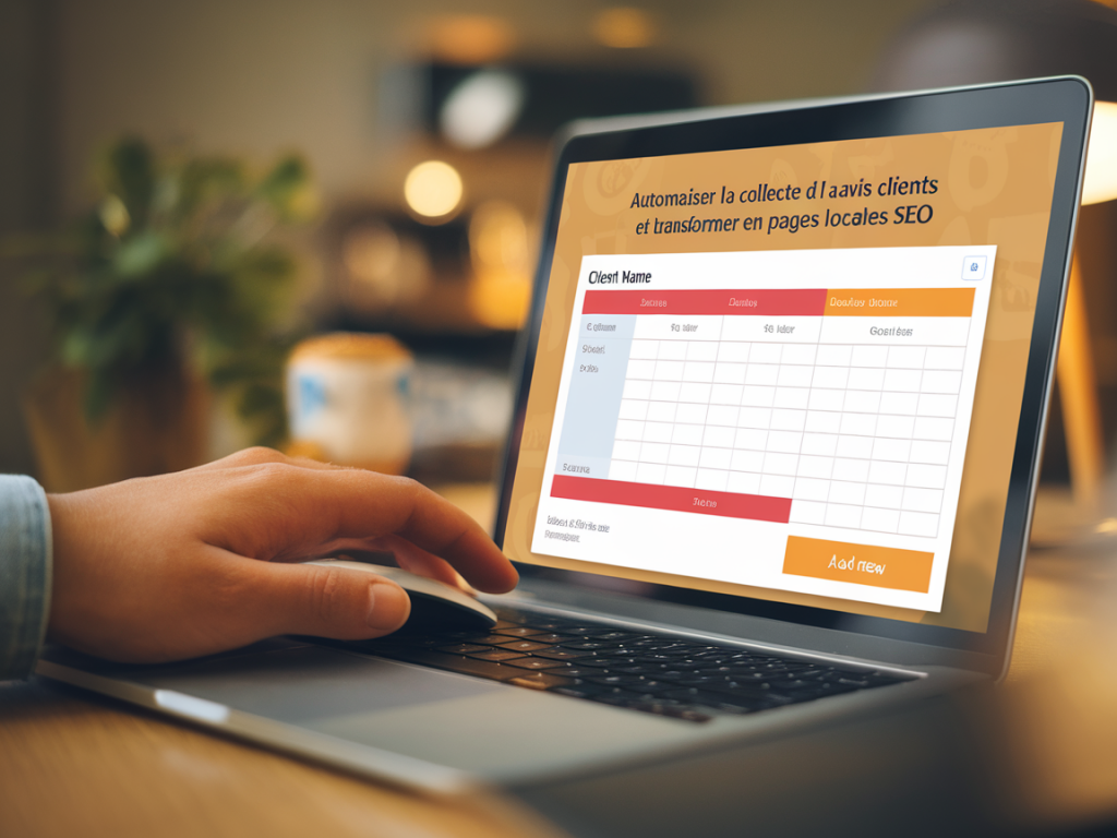 Automatiser la collecte d'avis clients et les transformer en pages locales seo (notion + make)
