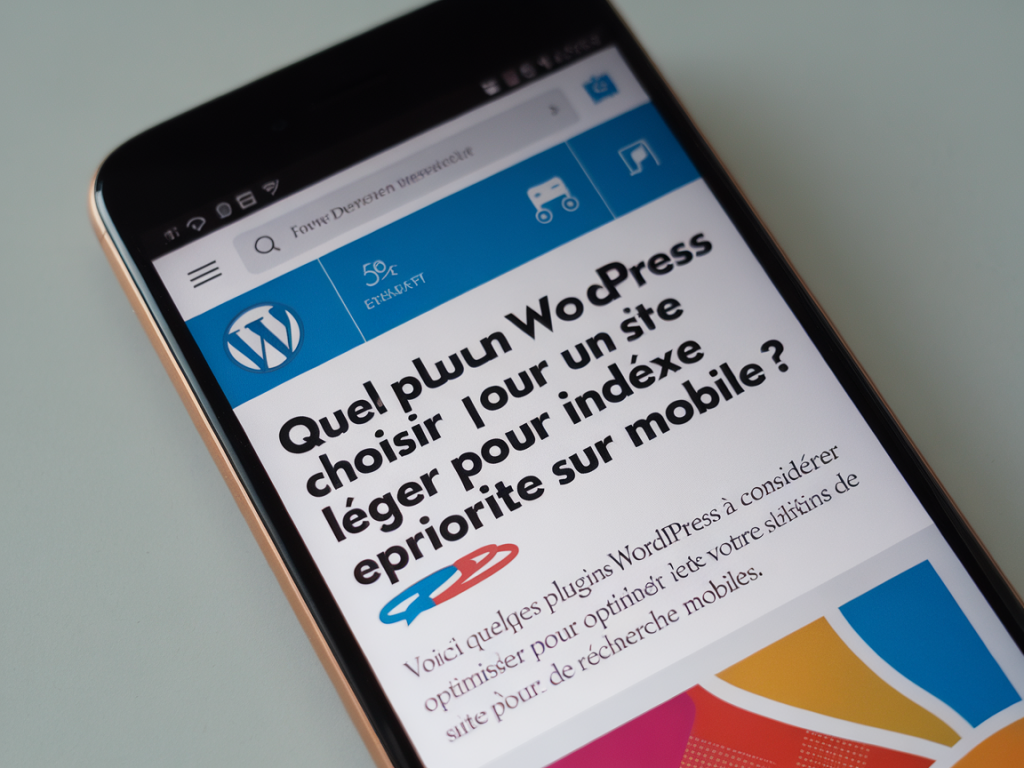 Quel plugin wordpress choisir pour un site léger et indexé en priorité sur mobile
